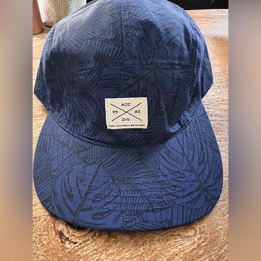 WTAPS Navy Leaf Design Cap